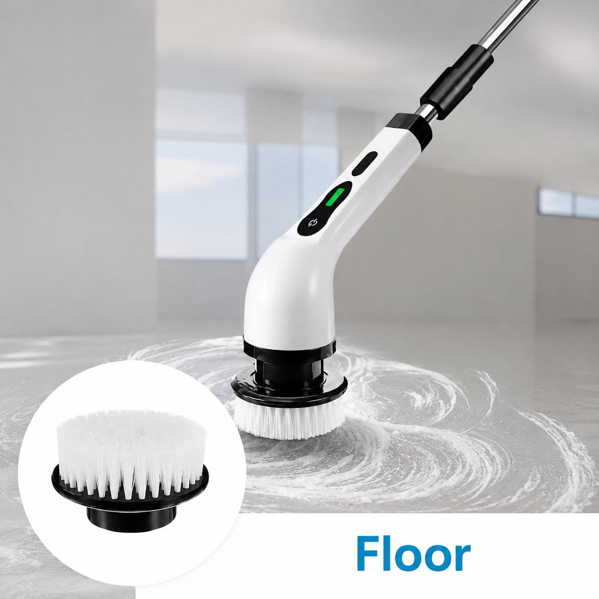 Cordless electric spin scrubber UAE - full set
