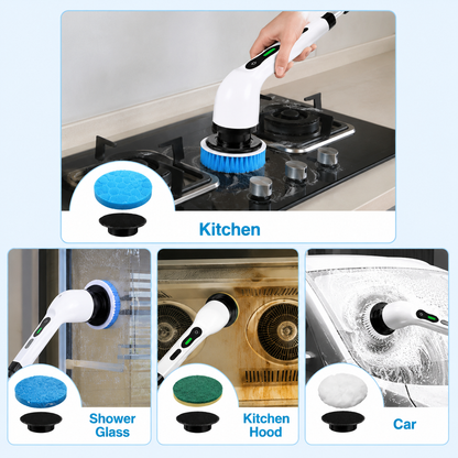 Spin scrubber 6 brush heads attachments
