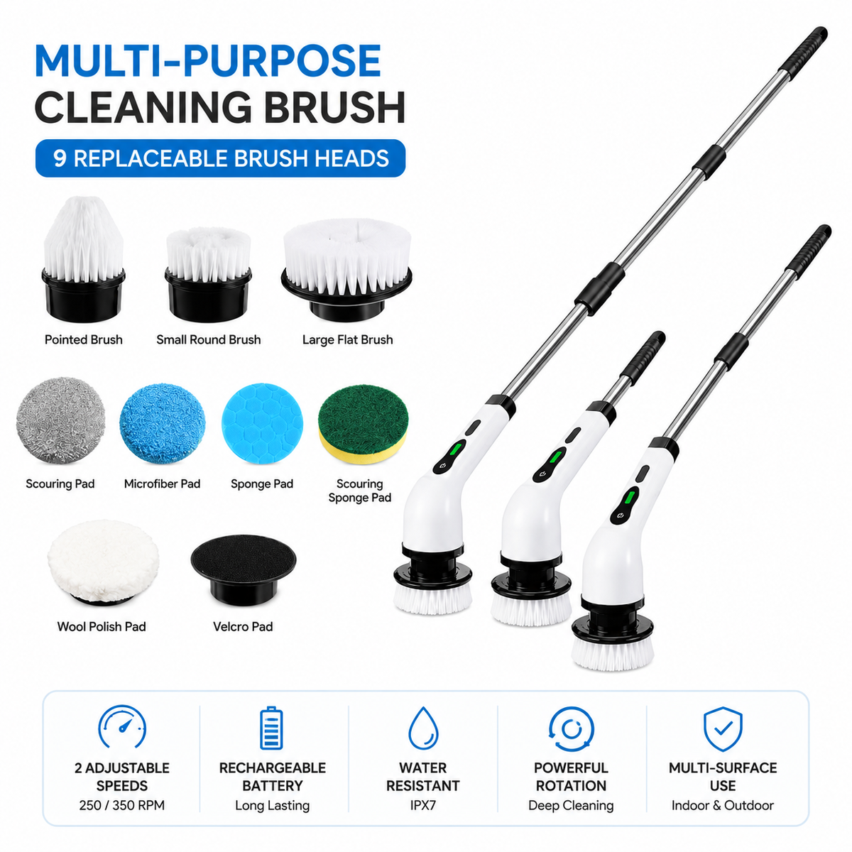 Cordless scrubber kitchen cleaning demo