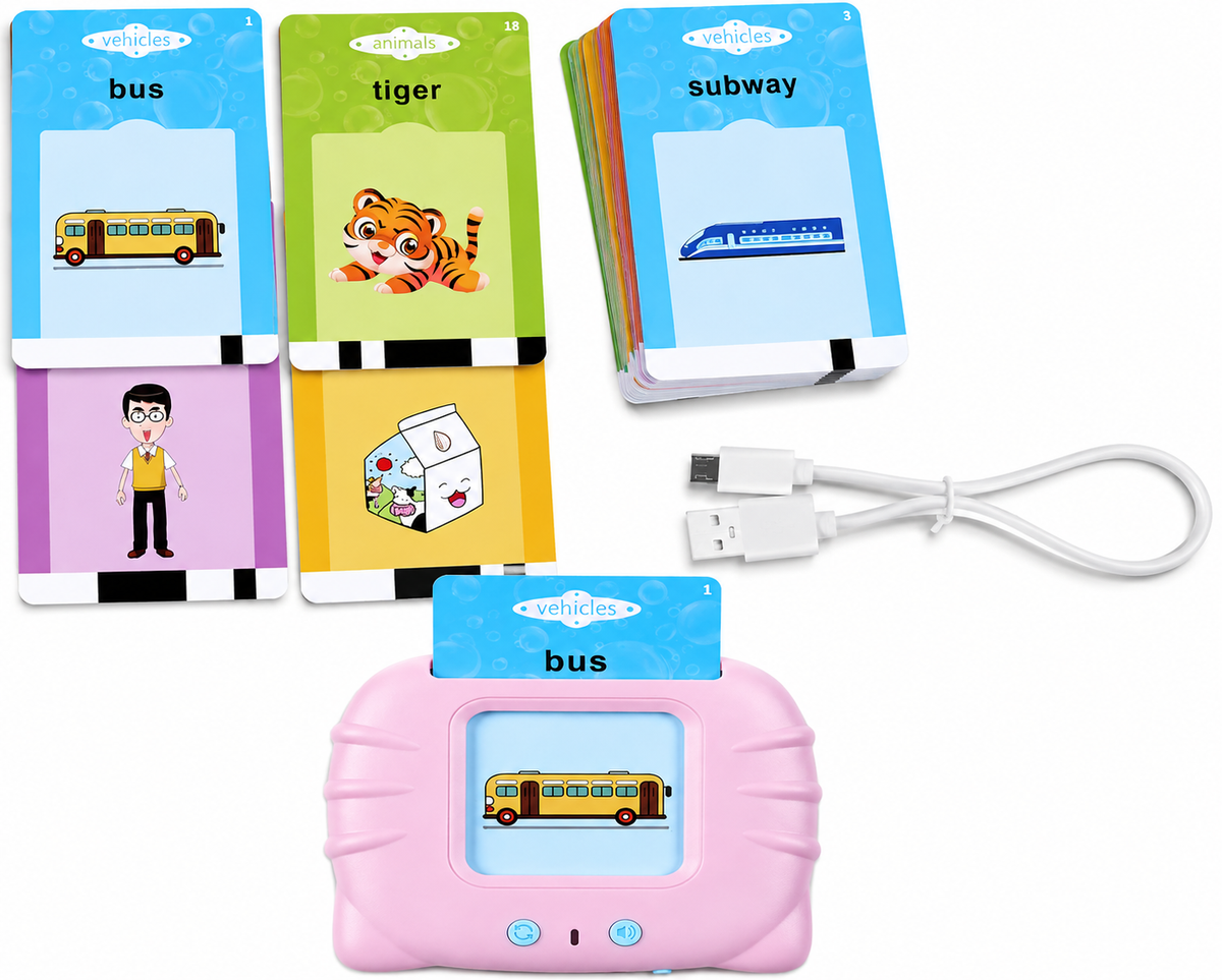 Talking Flash Cards for Kids | 112 Educational Learning Cards