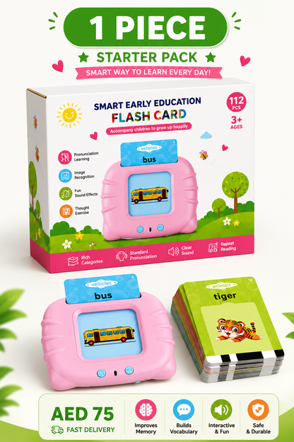 Talking Flash Cards for Kids | 112 Educational Learning Cards