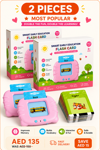 Talking Flash Cards for Kids | 112 Educational Learning Cards