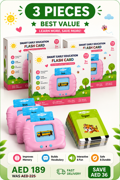 Talking Flash Cards for Kids | 112 Educational Learning Cards