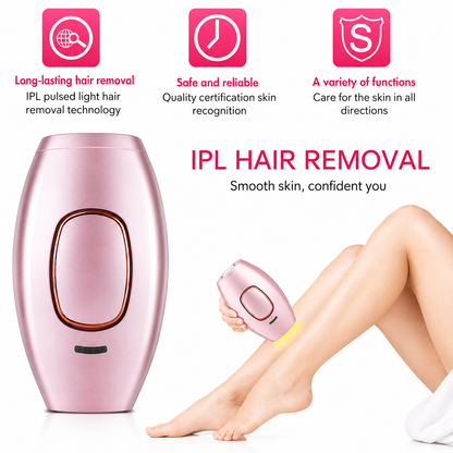 Mini IPL Laser Hair Removal Device | Permanent Hair Reducer