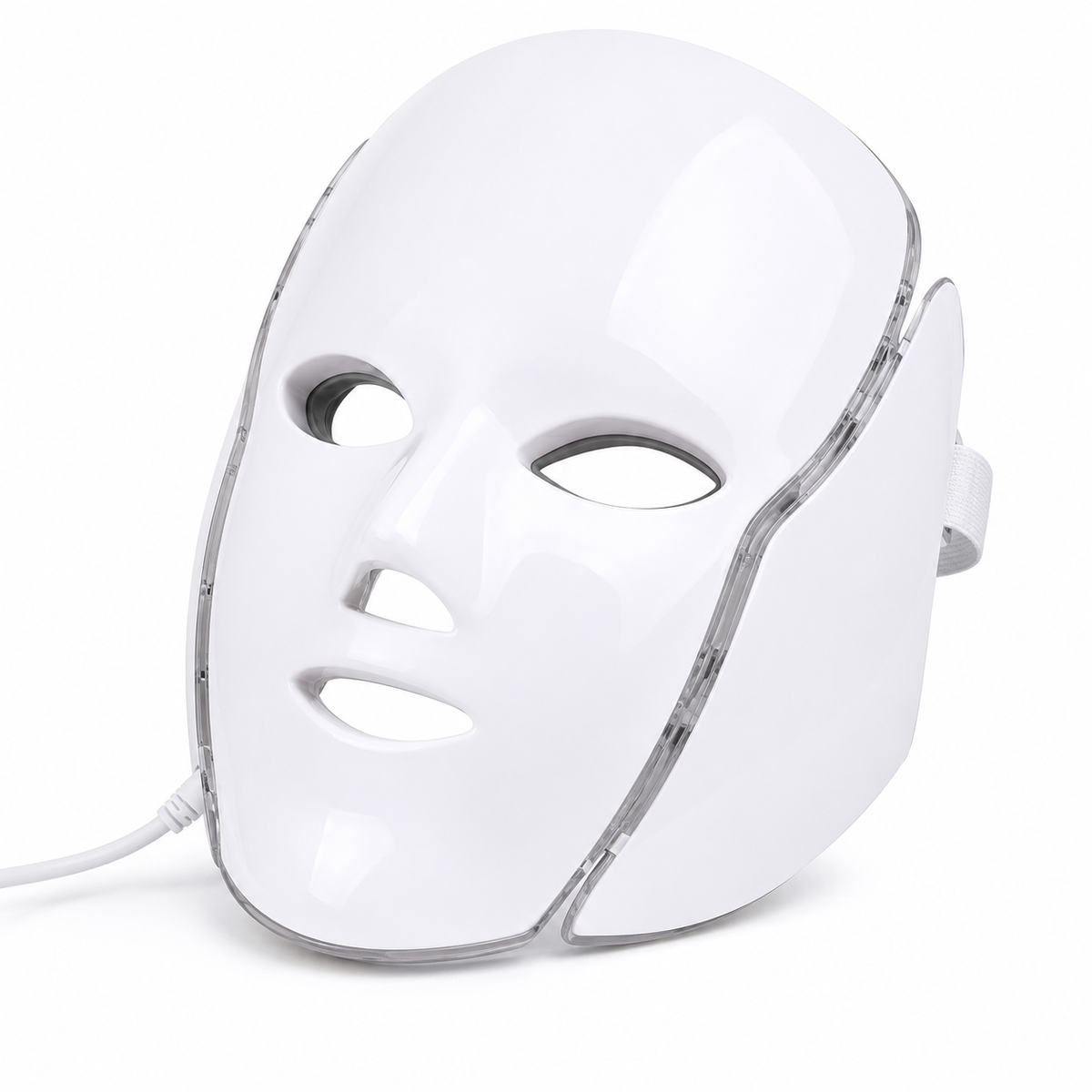 LED light therapy face mask with remote control