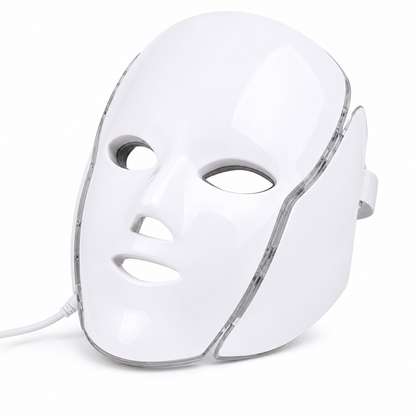 LED light therapy face mask with remote control