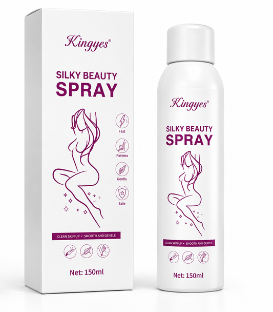 Silky Beauty Hair Removal Spray | Fast & Painless Hair Removal Foam for Men & Women (150ml)
