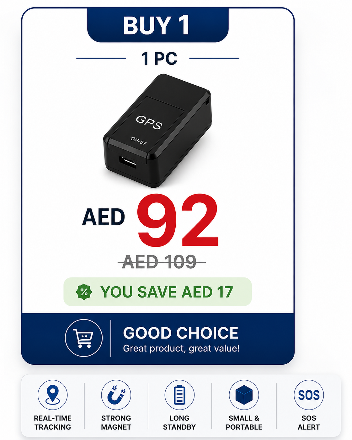 Mini GPS Vehicle Tracker | Compact Magnetic GPS Locator