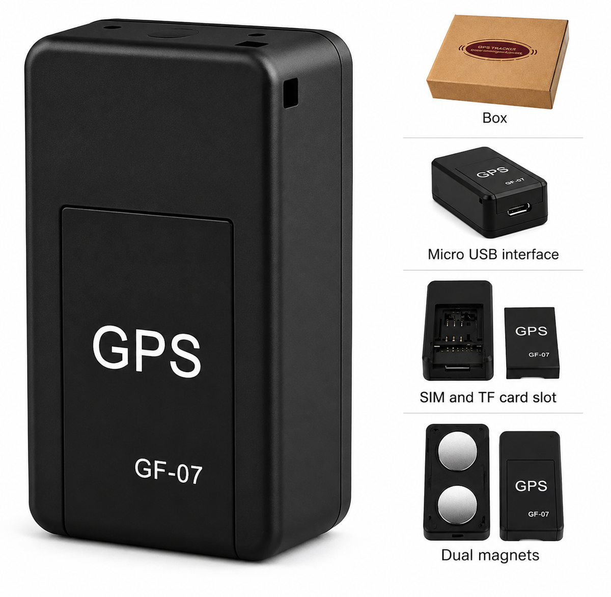 Mini GPS Vehicle Tracker | Compact Magnetic GPS Locator