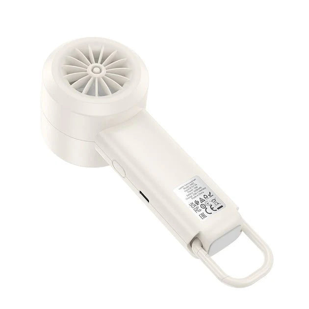 Mini turbo fan for travel and outdoor use